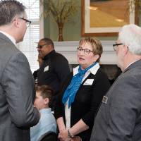 people talk after event